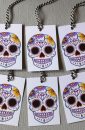 Purple Sugar Skull Gift Tags
