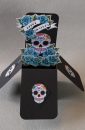 sugar skull pop up birthday card