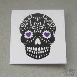 sugar skull card