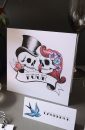 Rockabilly Skull Table Numbers
