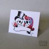 rockabilly skulls place card