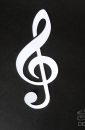 music note place card