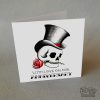 tattoo skull anniversary card