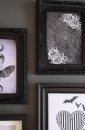 Moth and Moons Art Print