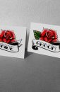 Rose Tattoo Place Cards