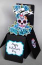 Sugar Skull Valentine Card