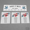 Heart & Swallows Table Plan Cards