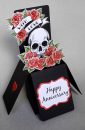 Skull & Roses Pop Up Anniversary Card