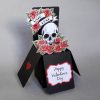 Skull & Roses Pop Up Valentine Card