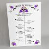 Sugar Skull Order of Events Sign