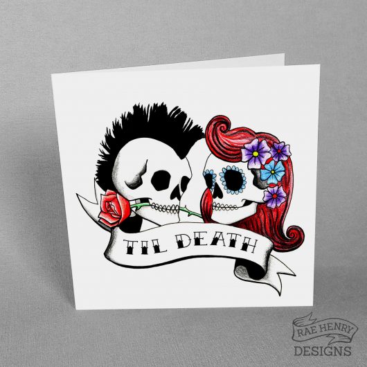 Punk Skulls Card