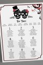 gothic sugar skull table plan