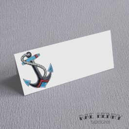 Tattoo Anchor Place Cards
