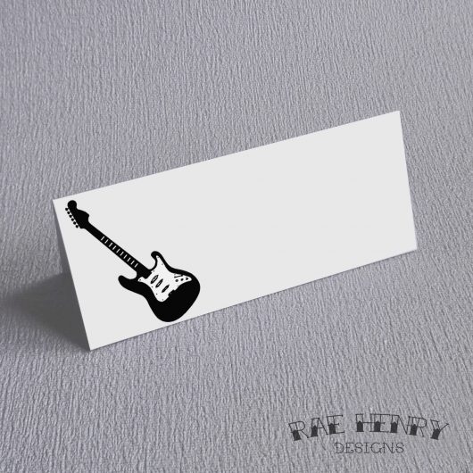 Guitar Place Cards