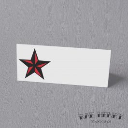 Tattoo Star Place Cards