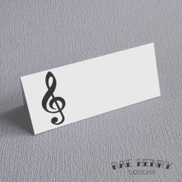 Treble Clef Place Cards