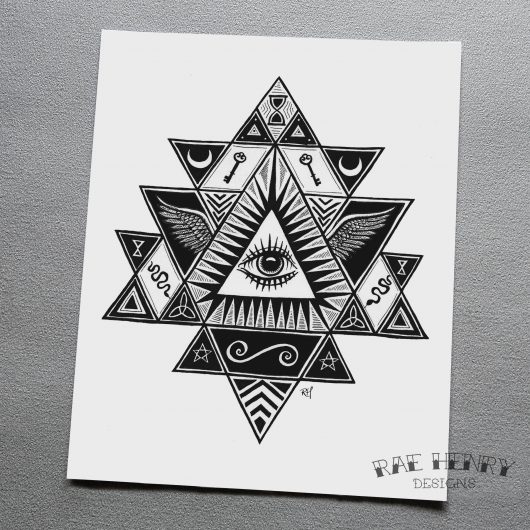 Mystical Eye Art Print