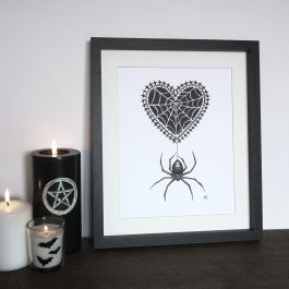 Black Widow Art Print
