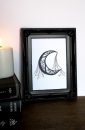 Cobweb Moon Art Print