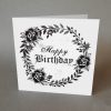 Gothic Wreath Birthday Card
