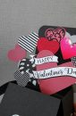 Tattoo Hearts Pop Up Valentine Card