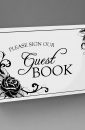 Gothic Rose Wedding Sign- Guest Book