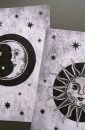 sun and moon print