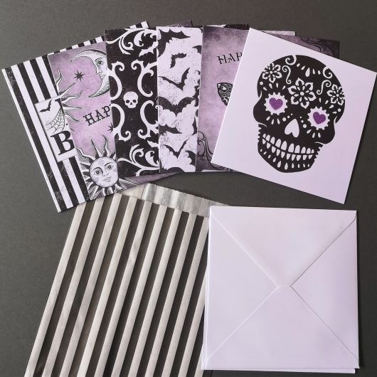 Goth Birthday Cards 6 Pack