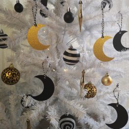 Moon Christmas Tree Decorations