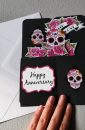 Sugar Skull Anniversary Card