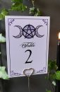 moon wedding table numbers