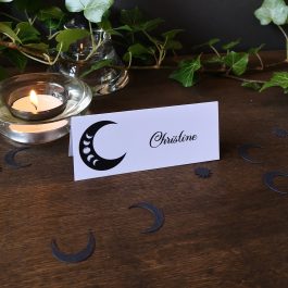 Crescent Moon Place Cards
