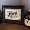 Vintage Poison Label Print
