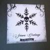 Skull Snowflake Gothic Christmas Card