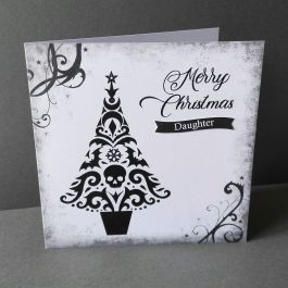 Gothic Christmas Tree Card