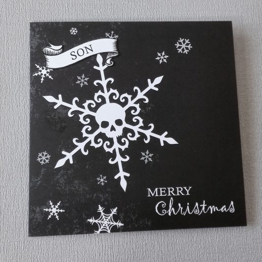 Skullflake Christmas Card
