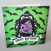 Bats Cameo Birthday Card