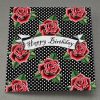 Rockabilly Roses Birthday Card