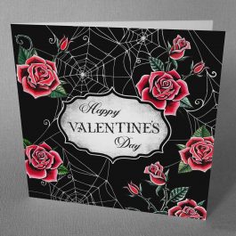 gothic valentine card