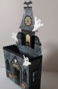 haunted house pop up halloween card