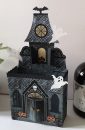 haunted house pop up halloween card