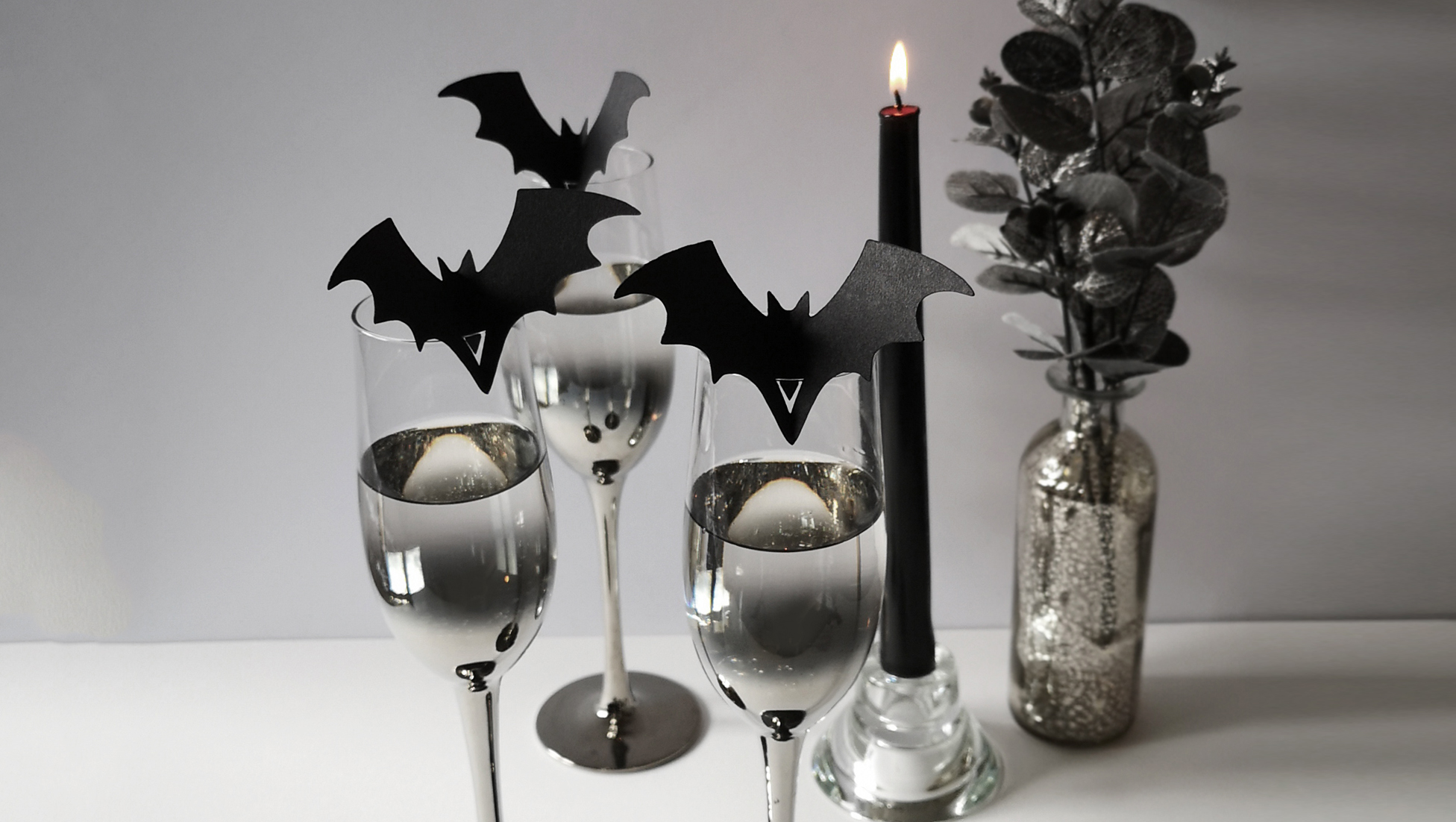 gothic wedding bat