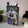 witch house pop up halloween card