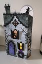 witch house pop up halloween card