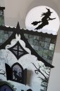 witch house pop up halloween card