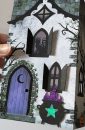 witch house pop up halloween card