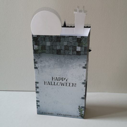 witch house pop up halloween card