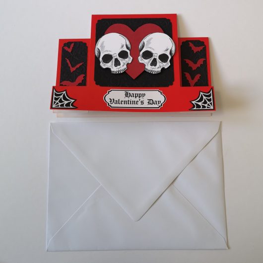 Skulls Valentine Card