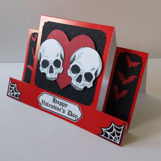 Skulls Valentine Card