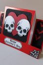 Skulls Valentine Card